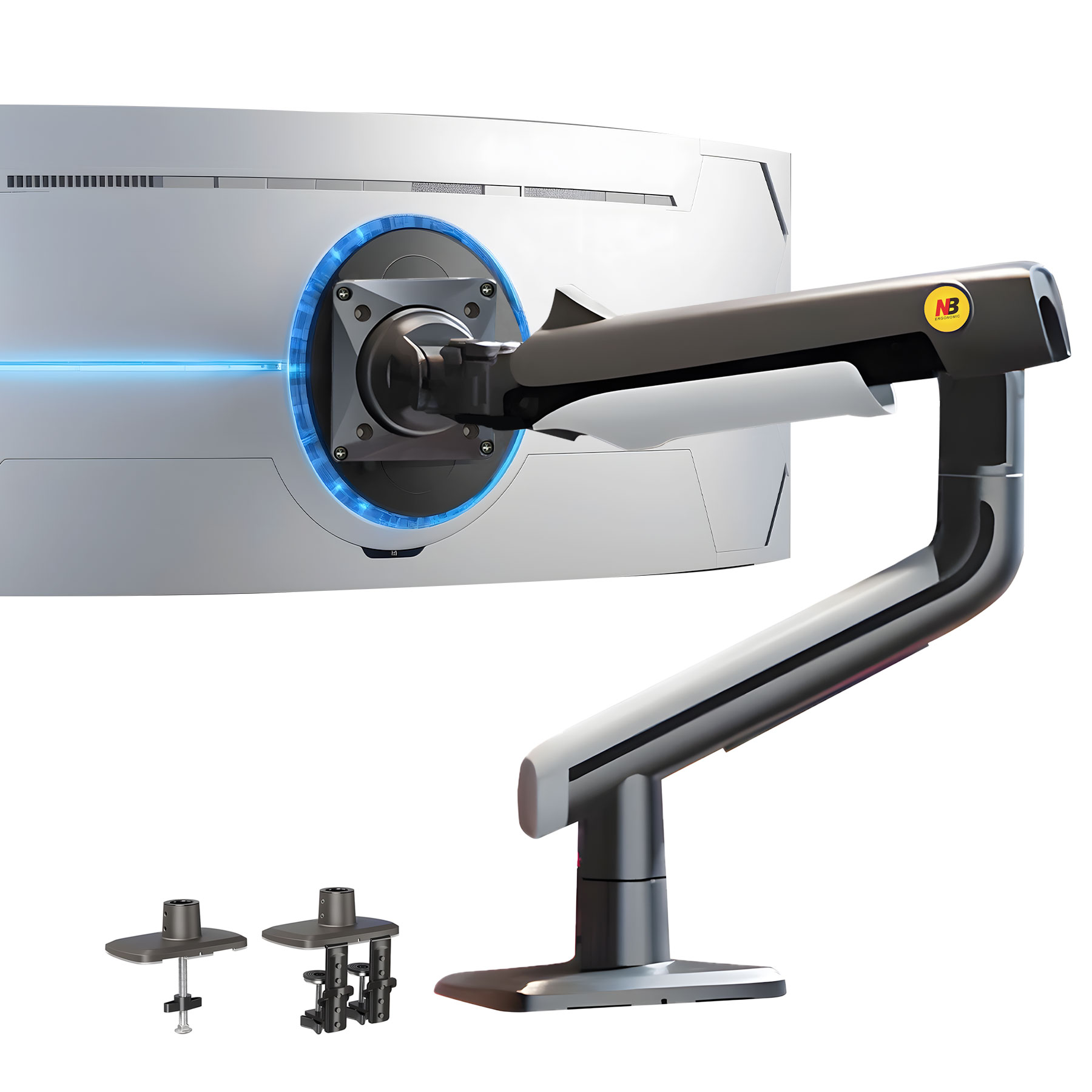 엔비어고노믹 고중량 모니터암 A5, 1개, 회색 89,900원