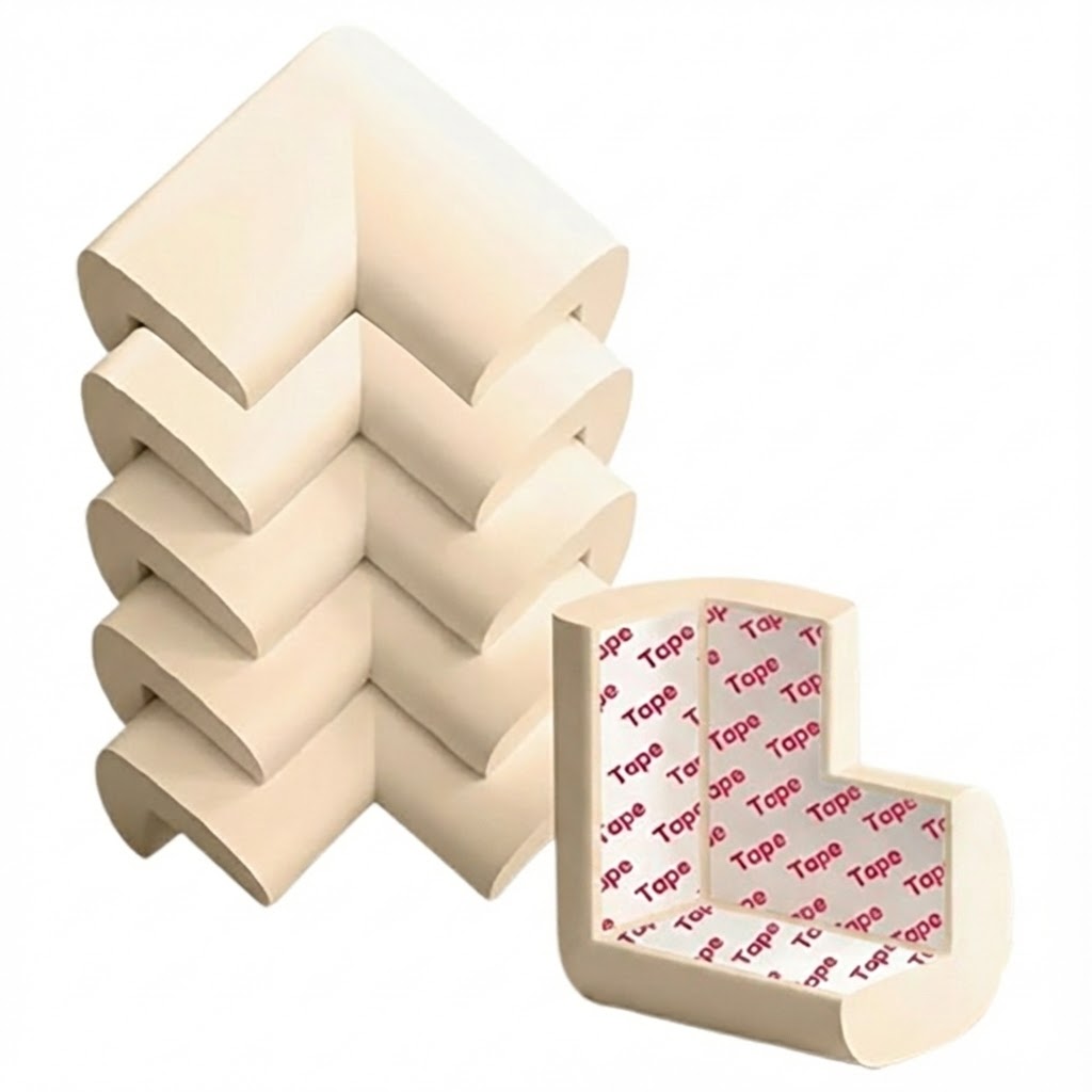 르메이어 아기 코너 보호대 쿠션 모서리 풀접착 아이방 안전가드, 6개, 베이지 5,620원