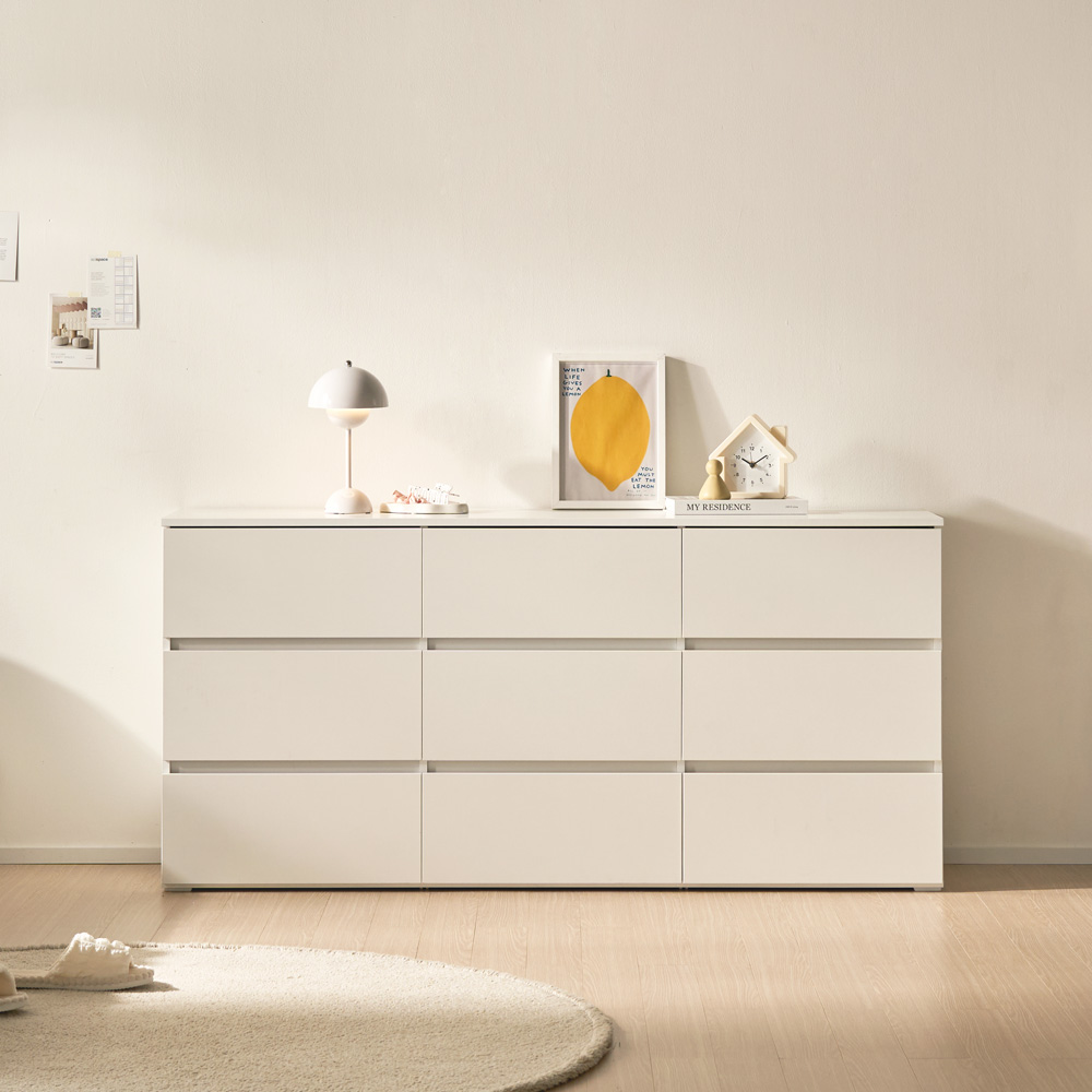 베이지메이트 리네아 서랍장 와이드 3단 9칸 방문설치 198,000원