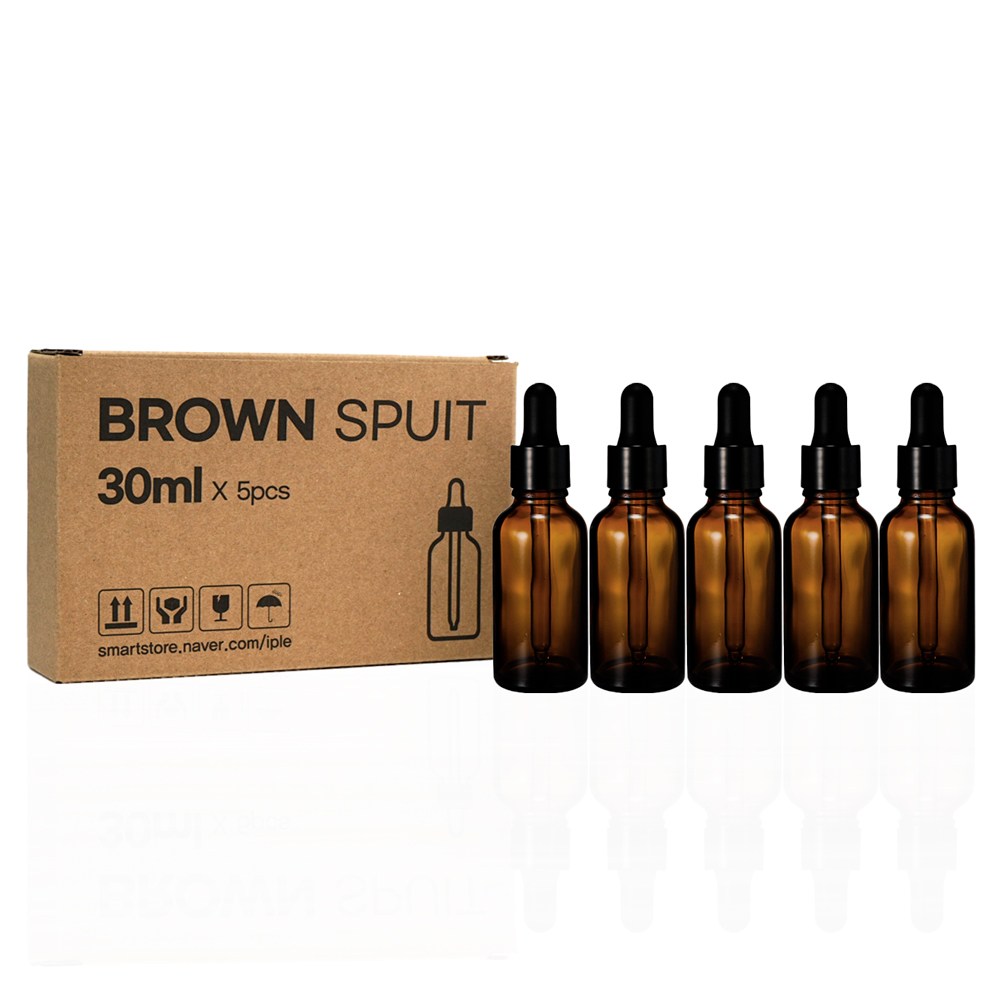 닥터보틀 갈색병 스포이드 유리용기, 5개, 브라운 5,960원