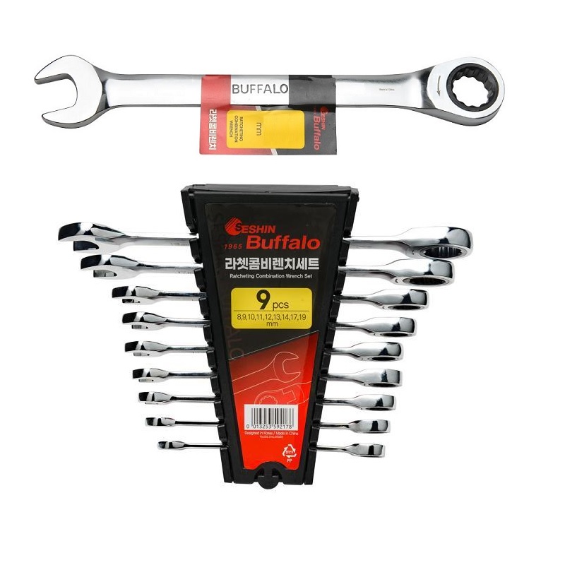 세신 라쳇콤비렌치세트 9PCS(8,9,10,11,12,13,14,17,19), 1개 46,980원