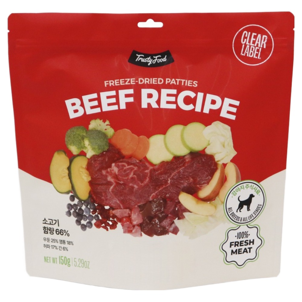 트러스티푸드 전연령 강아지 패티 동결건조 사료, 150g, 1개 32,590원