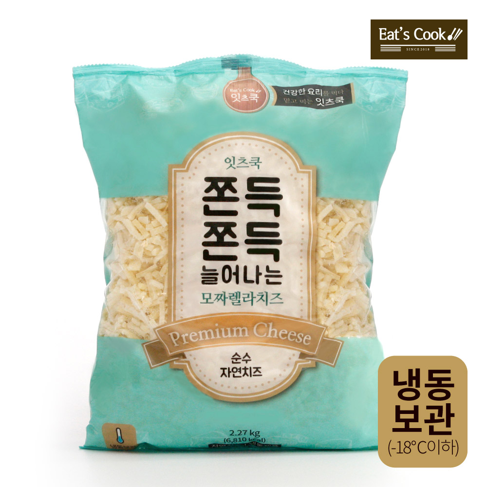 (냉동) 잇츠쿡 모짜렐라 자연치즈 2.27kg, 1개, 2.27kg 24,090원