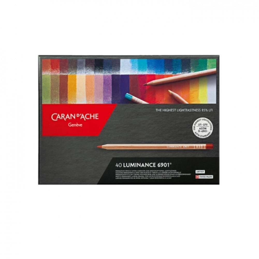 HGR 까렌다쉬 CDA 루미넌스 6901 유성색연필 40색, 단품 240,000원
