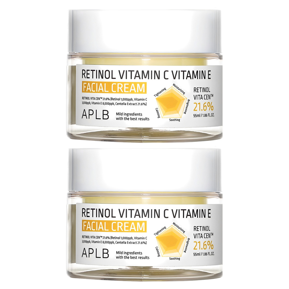 APLB 레티놀 비타민C 비타민E 페이셜 크림, 55ml, 2개 31,480원
