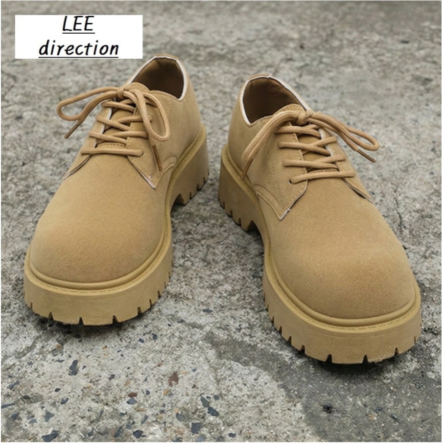 리디렉션 남성 6cm 키높이 스웨이드 더비슈즈 플랫폼 캐주얼화 빅사이즈 250~290 29,800원