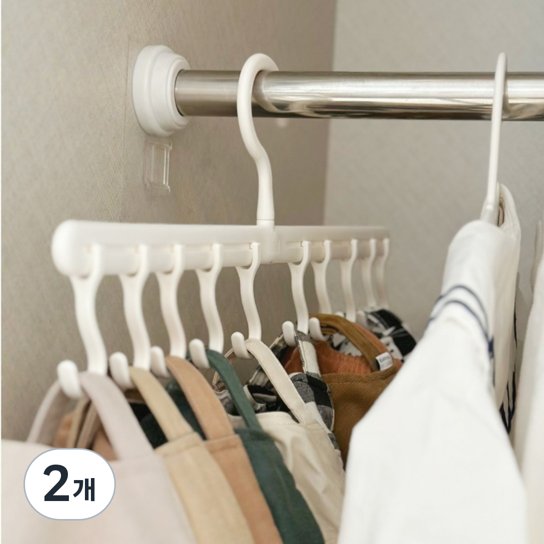 리블리홈 회전형 모자정리 집게걸이 행거 고리 10p 15,080원