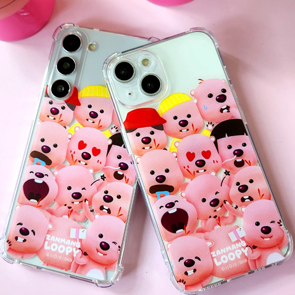 잔망루피 와글와글 방탄 클리어 젤리 케이스 갤럭시 S25 플러스 울트라 13,000원