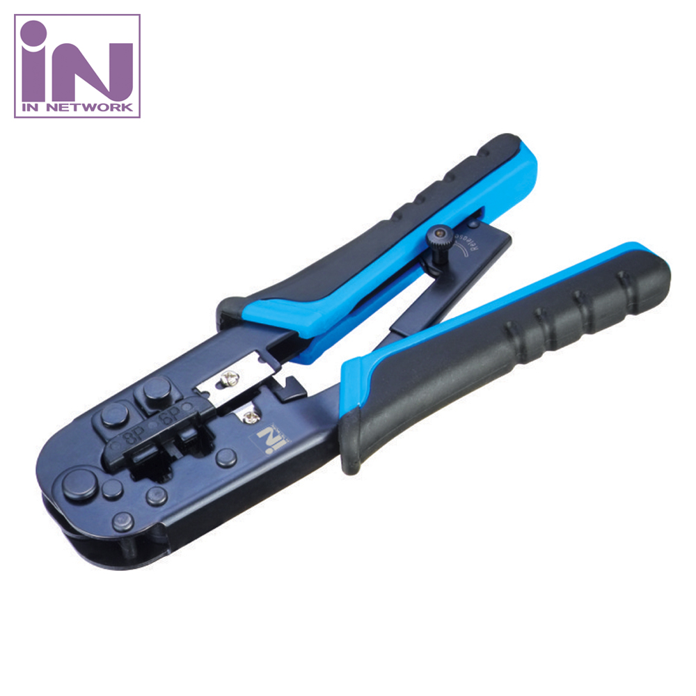 8P8C 6P6C 6P4C RJ45 커넥터 랜선 전화선 제작용 랜툴 IN-N568R, 1개 9,450원