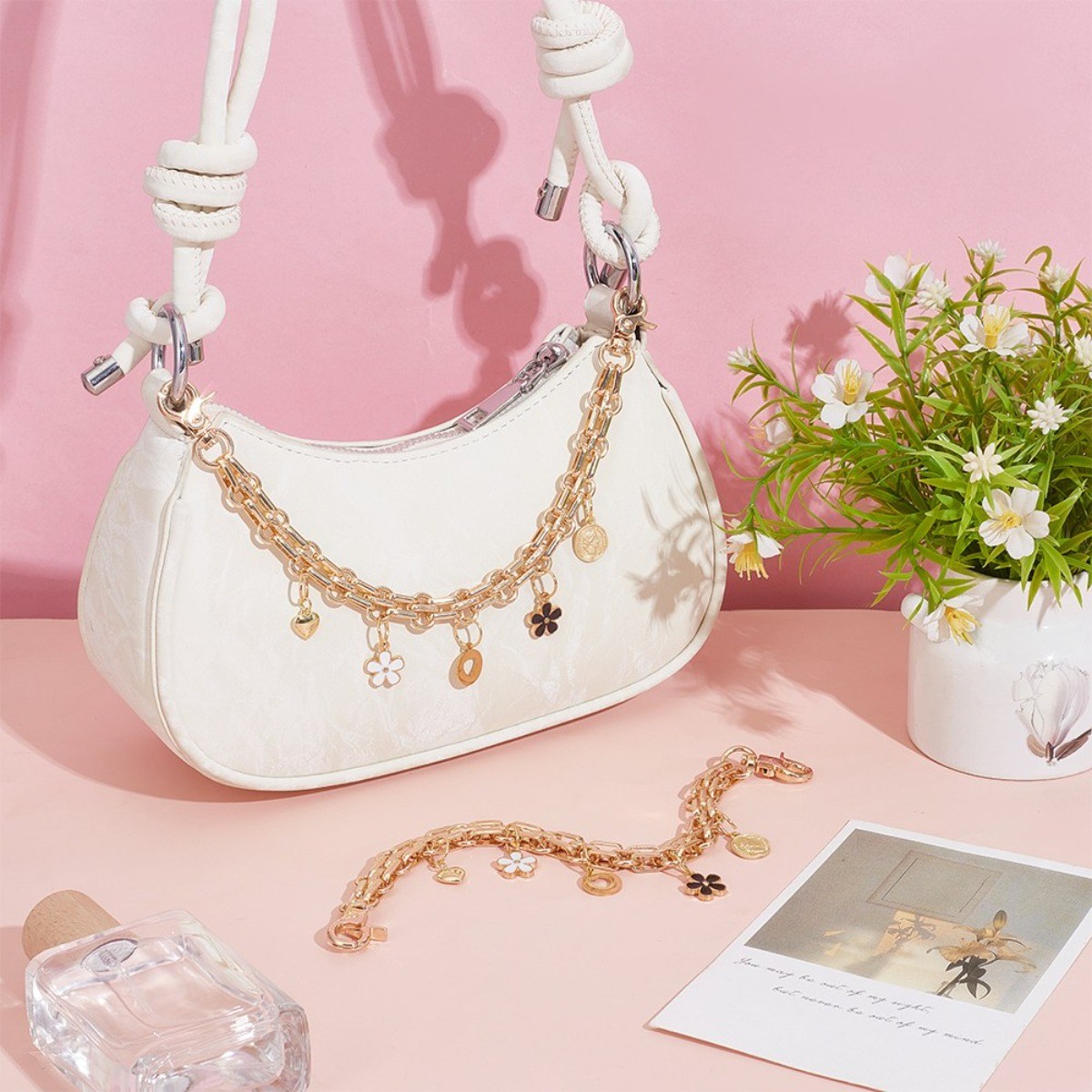 다양한 스타일의 가방 장식 체인 핸드백 장식용 소품 DIY 액세서리, 현재가 12,020원