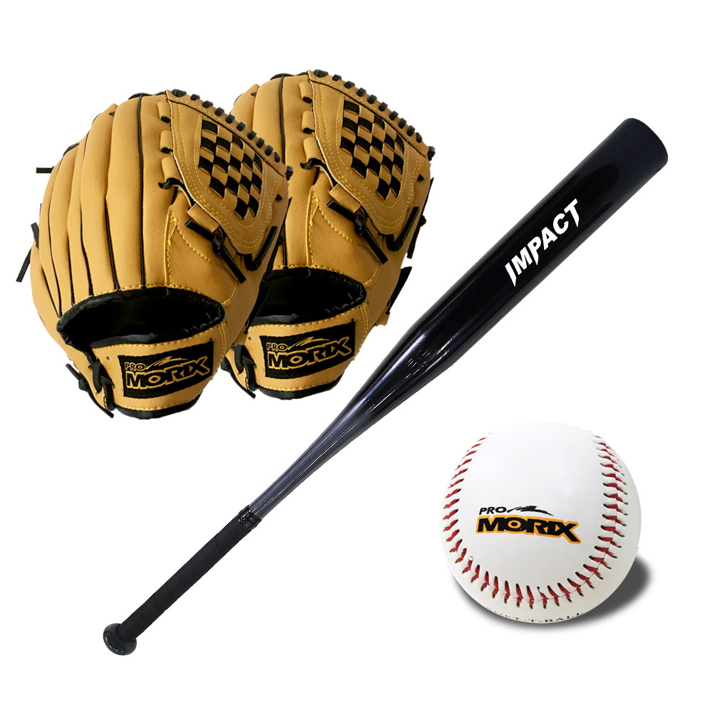 프로모릭스 브라운 야구글러브 2p+알루미늄 야구배트1p+야구공 1p 59,900원