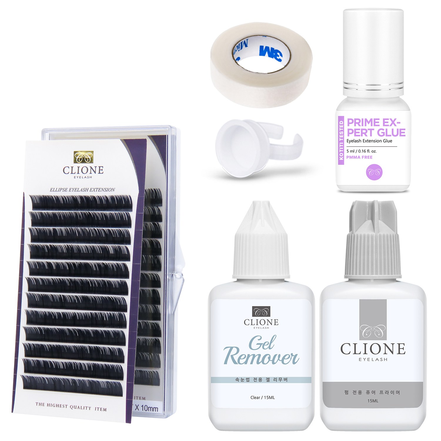 클리오네 속눈썹 연장 세트, 1개, 세트 23,000원