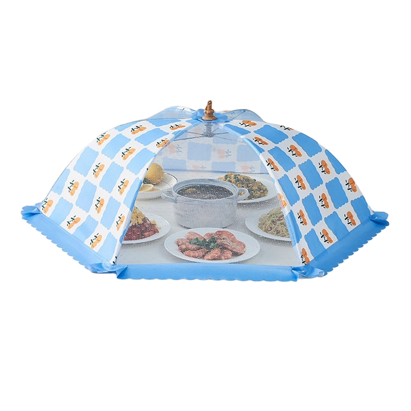 씨오브비 심플 원터치 밥상보 접이식 음식덮개 원형 8,600원