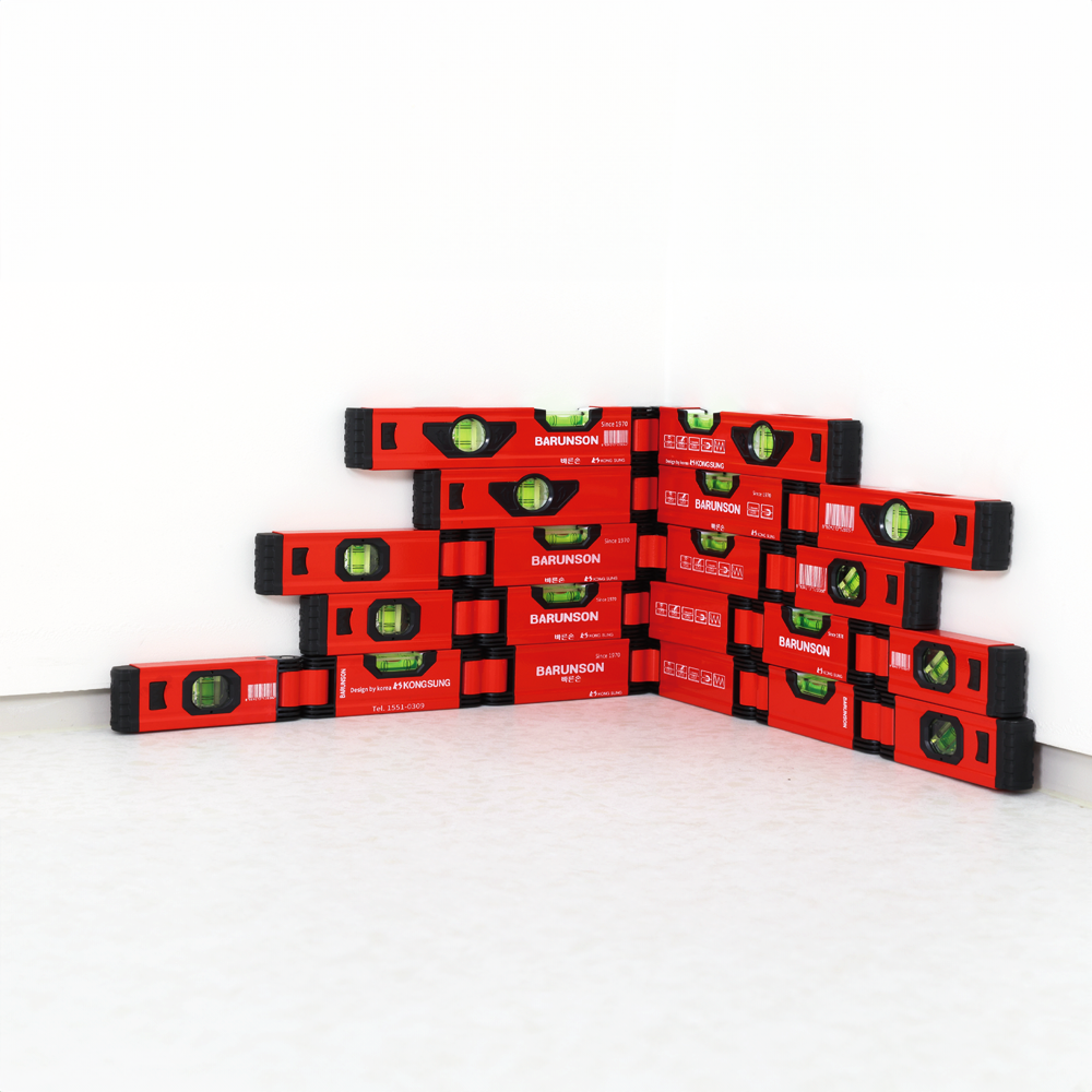 바른손 관절형 알루미늄 접이식 자석 수평자 수평계 코너측정 BRS6-850 6단 28,900원