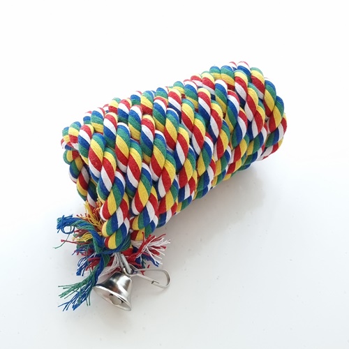 앵파크 앵무새 레인보우 로프 횃대 2m 새장 새용품 튼튼 와이어 내장 12,820원