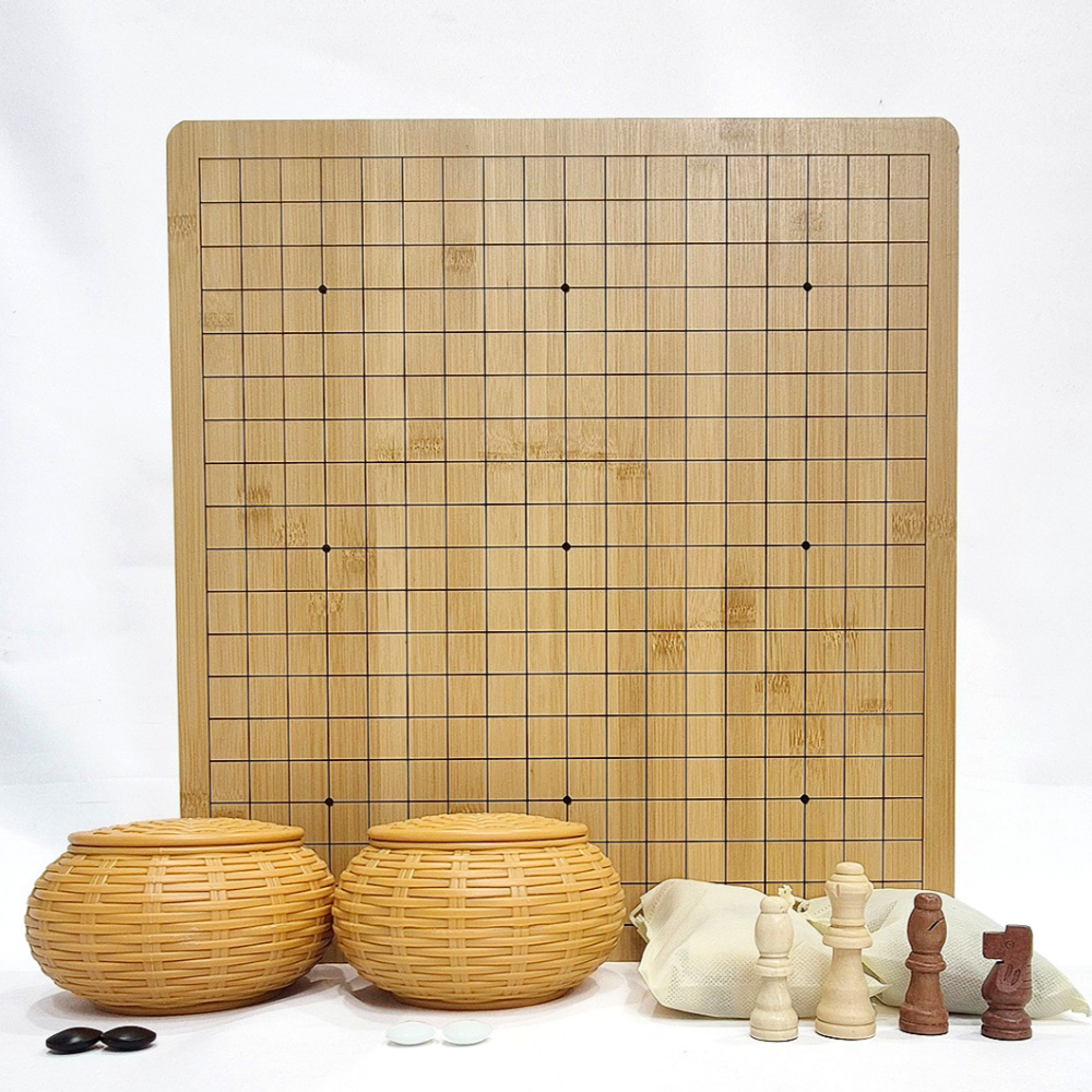행복한 대나무 2CM 바둑체스판 종합 세트 라탄 대나무 라탄 대P 명석 장석2호 옥색 체스말 양면, MDK 52,000원