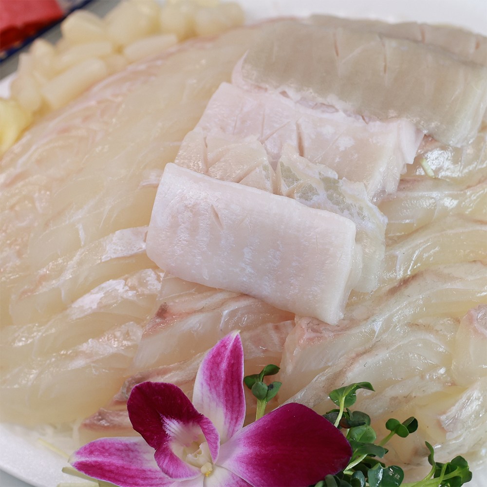 가락시장 노다지수산 [광어회] 슬라이스 대광어 숙성회, 1세트, 대(4인분, 900g) 100,000원