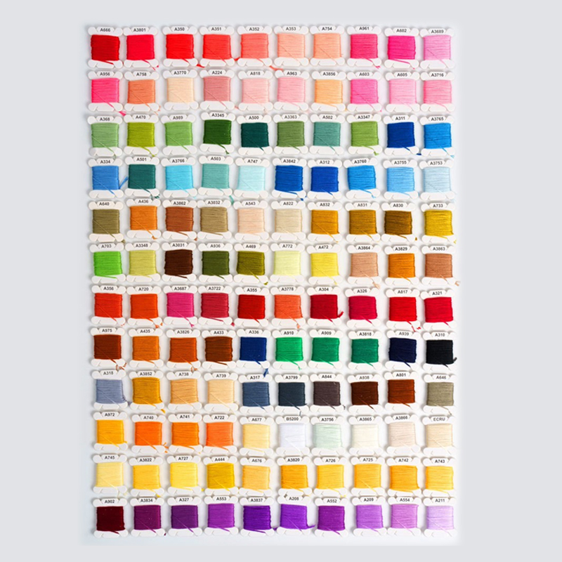 마다꾸미 십자수용 실 120색 + 케이스 기본 세트, 혼합색상, 1개 14,900원