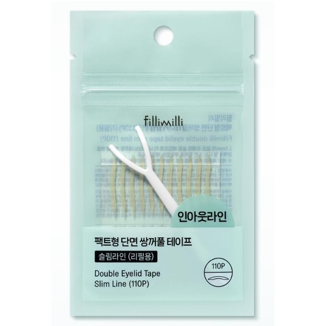 필리밀리 단면 쌍꺼플 테이프 01. 슬림라인(110P)(리필용) 인아웃라인 7,500원