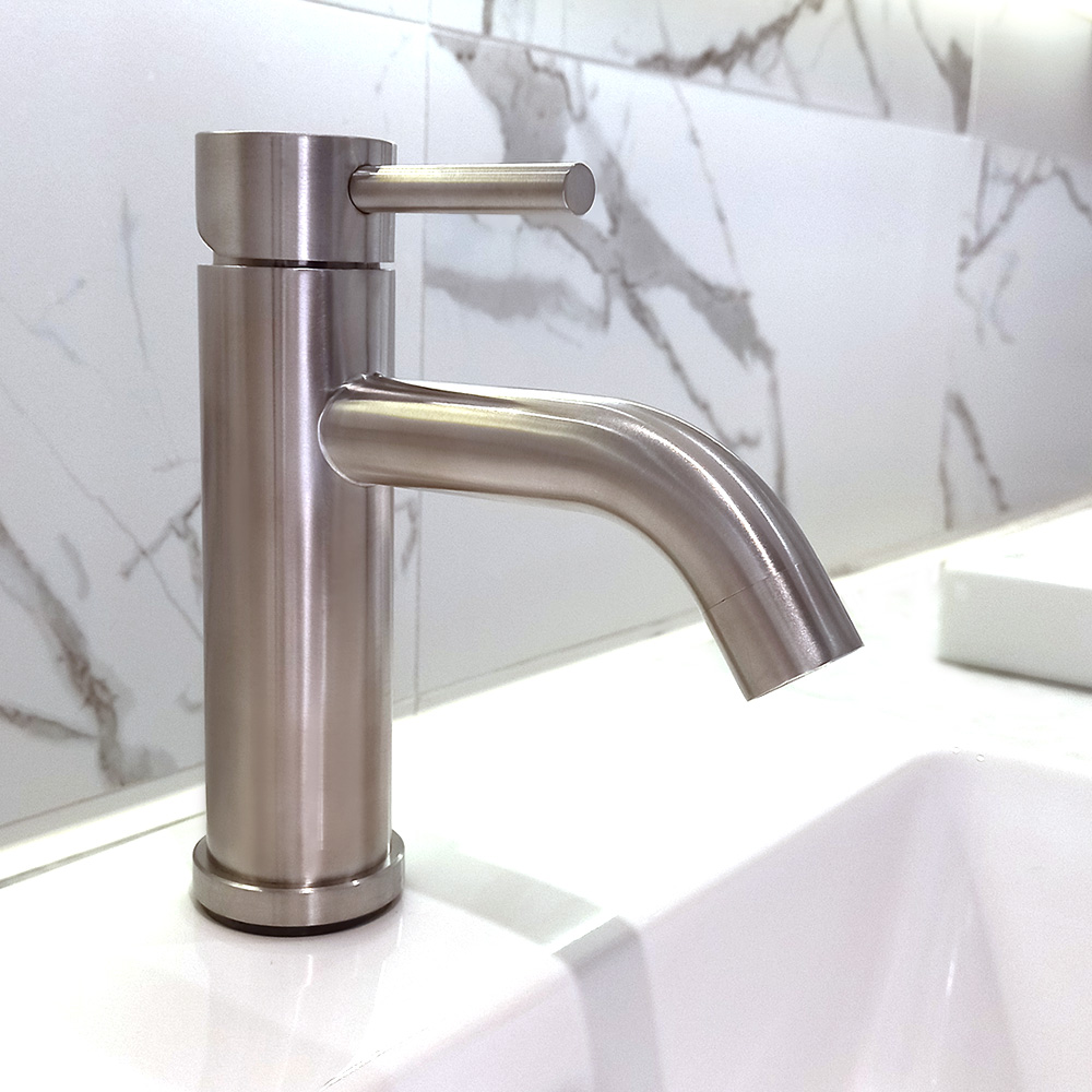 세면대 수전 무광 스텐304 원홀 세면수전 욕실 수도꼭지 15,400원