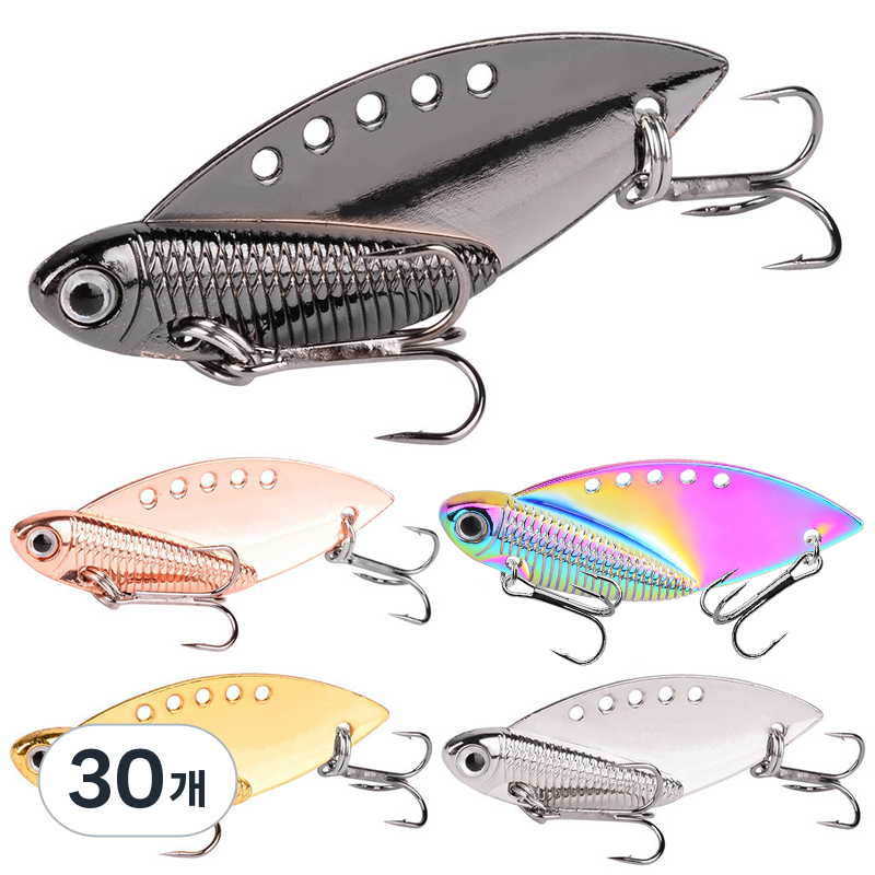 Hqzoomee메탈지그 농어 미니 메탈바이브 삼치 루어미끼 세트 95,450원