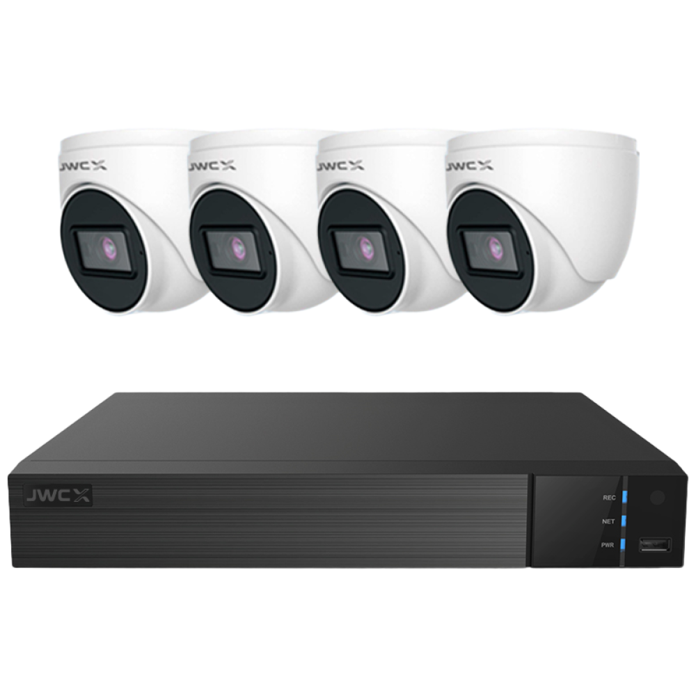 JWC X시리즈 CCTV 세트 아날로그HD 500만화소 4채널 자가설치 패키지 HDD미포함 244,700원