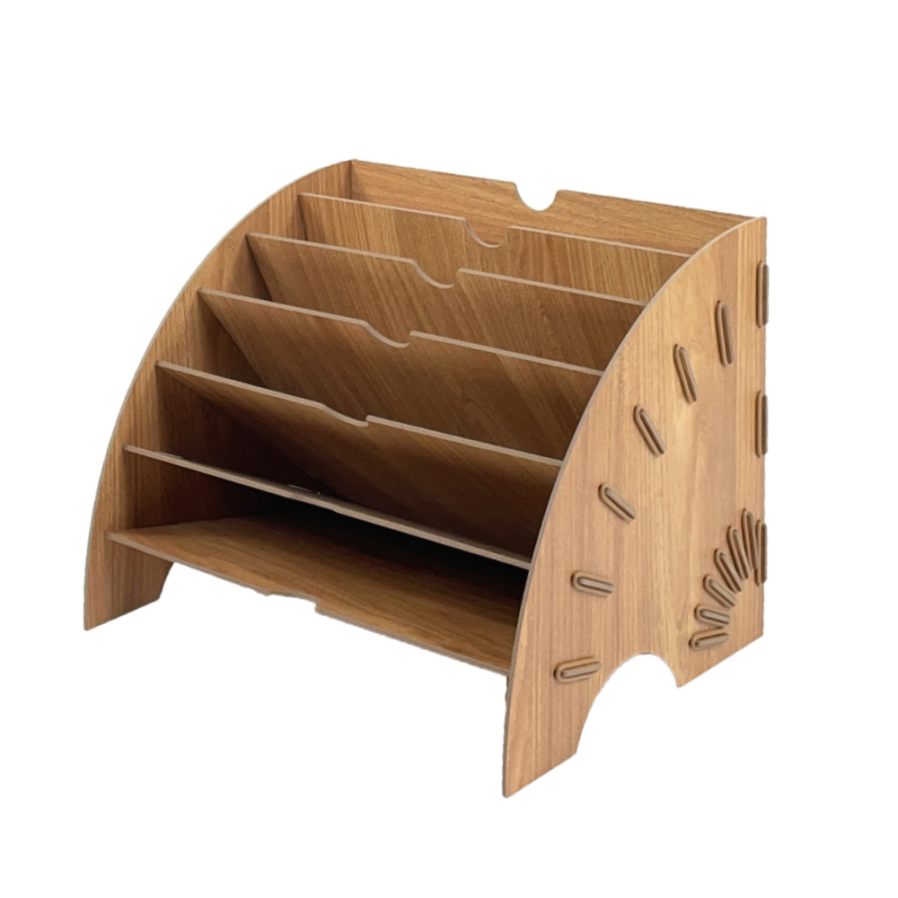 올지 파일꽂이 서류 정리함 보관함 화일박스 종이 6단, 브라운 29,800원