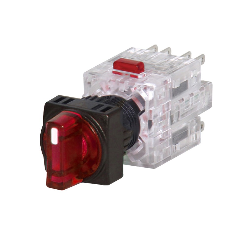 케이지오토 조광형 셀렉터스위치 KDT-S3M2V2R 16파이 적색 정사각 일반형 3단수동 11,740원