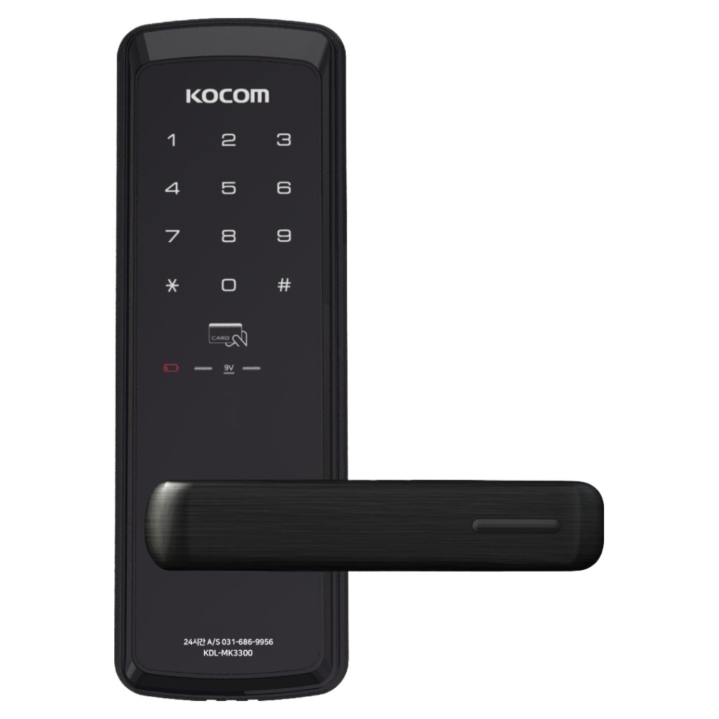 코콤 무타공 현관문 디지털 손잡이 번호키 도어락, 고객직접설치, KDL-MK3300 57,900원