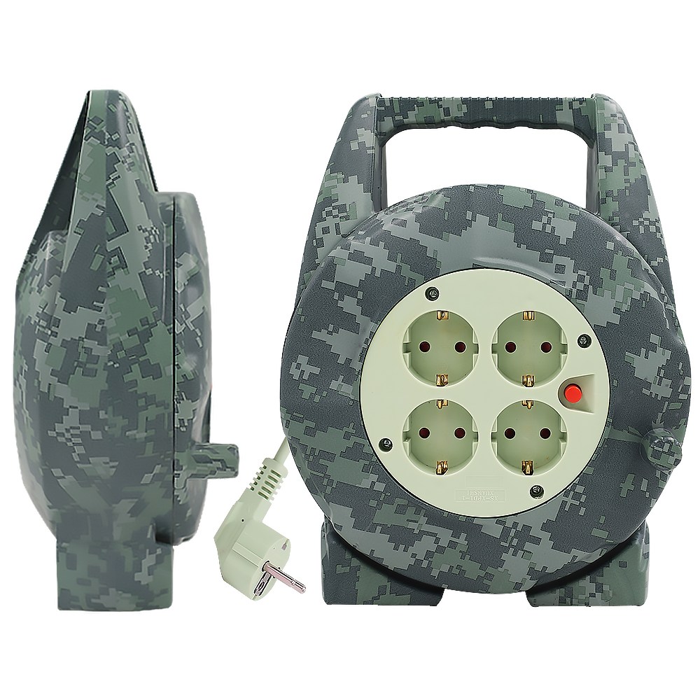 TGIC 4구 15m 20m 1.0sq 코드릴 캠핑릴선 전기릴선 연장선 리드선 신제품 CR1007 차량용충전기 35,000원