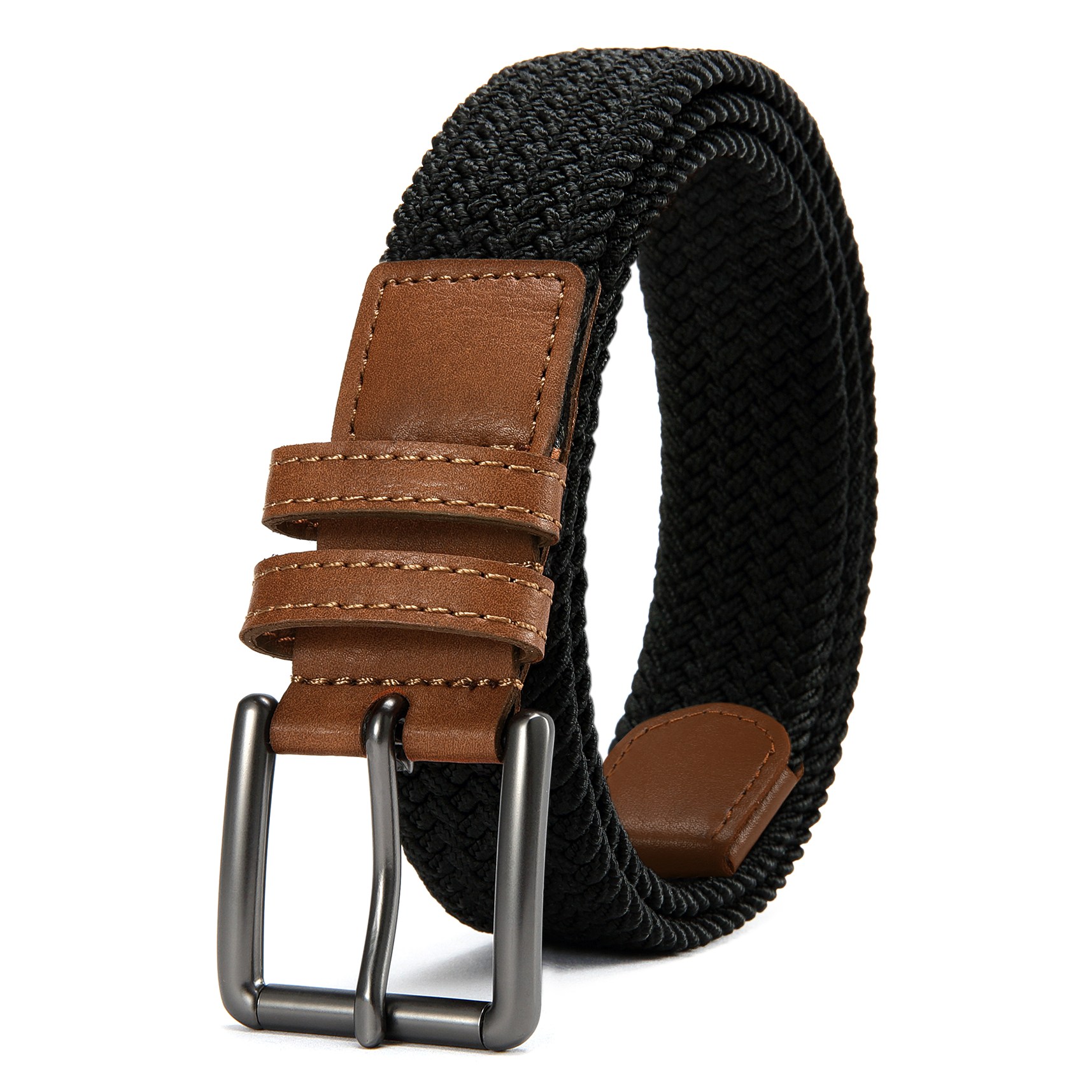 CHAOREN 남성 벨트 꽈배기 스판 밴드 골프 청바지 메쉬 밴딩 허리띠 캐주얼 및 스포츠 스타일에 완벽한 액세서리 남녀공용 선물 세트 6,500원