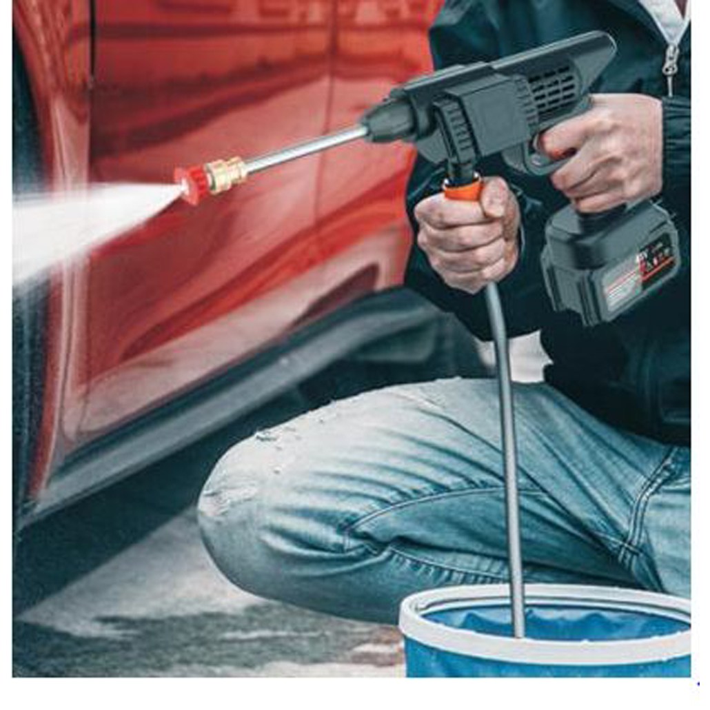 홈쇼핑 워터건 초강력 충전식 무선 고압 세차건 풀세트 밧데리 2개 포함 95,000원