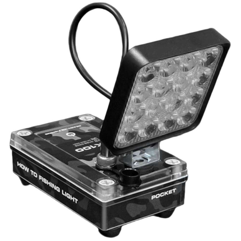 JK 하우투 볼락 집어등 다색 갈치 갑오징어 호래기 풀치 써치 라이트 포켓 최소형, 1개, 블랙, PK100 115,000원