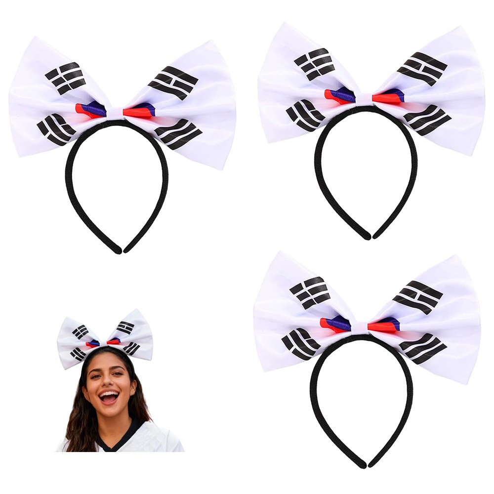 한국 국기 머리띠, 3개, 태극기 12,900원