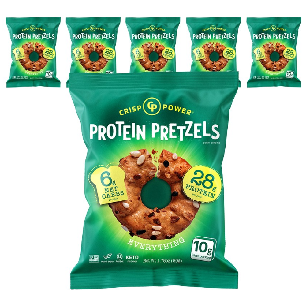 크리스프파워 프로틴 프레첼 에브리띵 단백질 보충 건강 스낵, 50g, 6개 23,400원