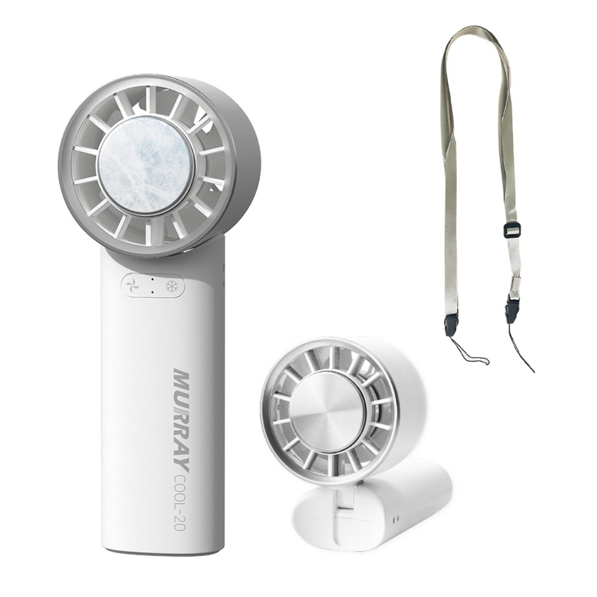마농 급속냉각 휴대용 에어컨 핸디선풍기, [1+1] 화이트 47,500원