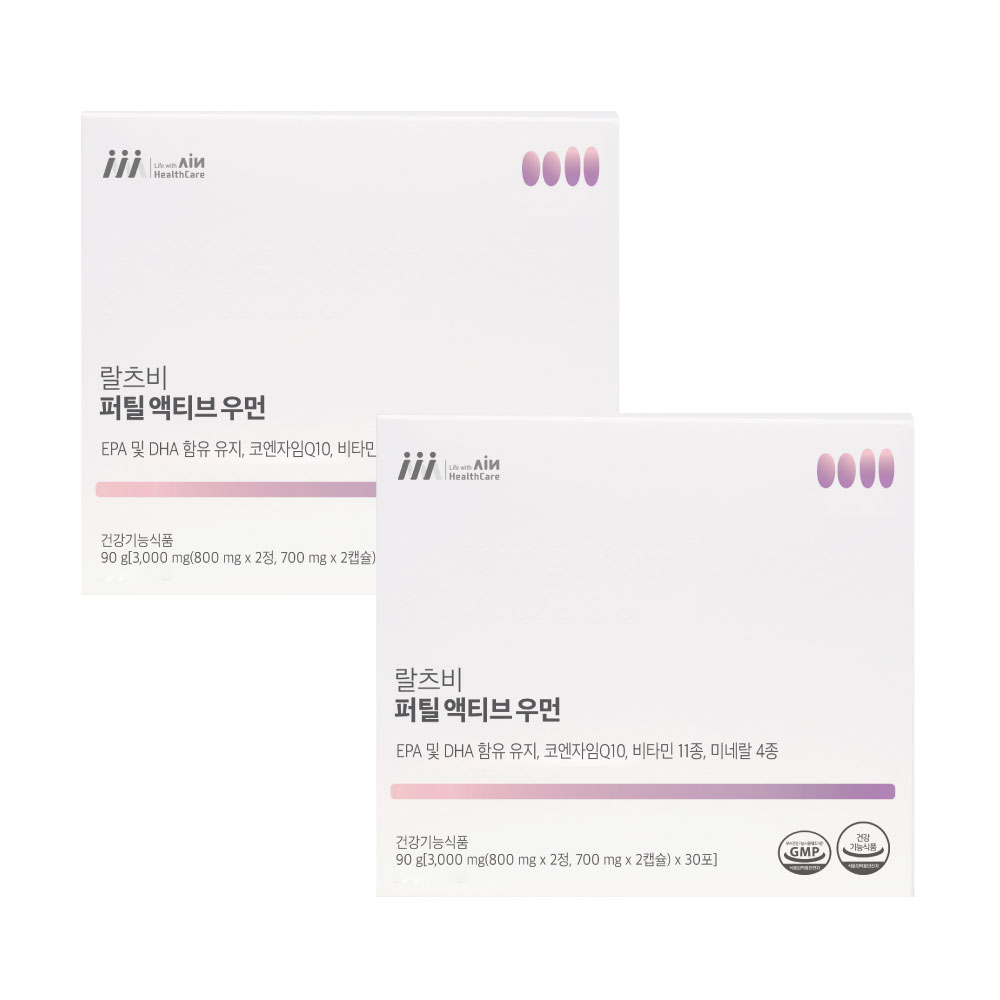 랄츠비 퍼틸액티브우먼 예비엄마 임신준비 멀티비타민, 2개, 30회분 124,000원