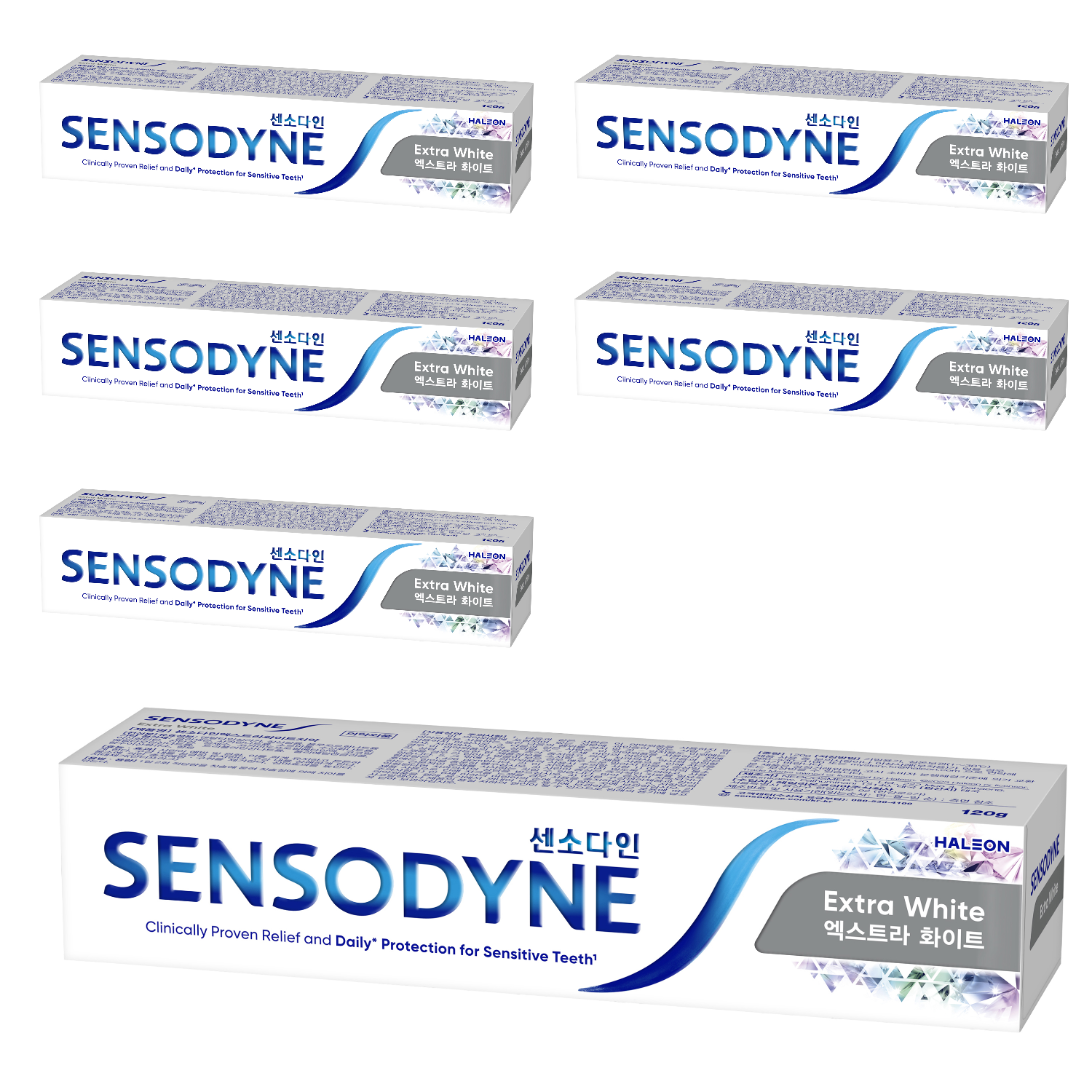 센소다인 엑스트라 화이트 치약, 120g, 6개 23,910원