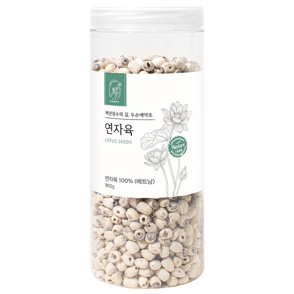 두손애약초 연자육 껍질깐 연꽃씨, 900g, 1개 20,500원