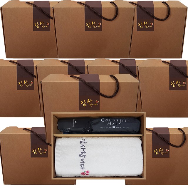 송월 감사타올 우산세트 명절 칠순 팔순 결혼 조문답례 선물세트, 10세트, 우산1개+감사타올1장세트, 현재가 141,760원