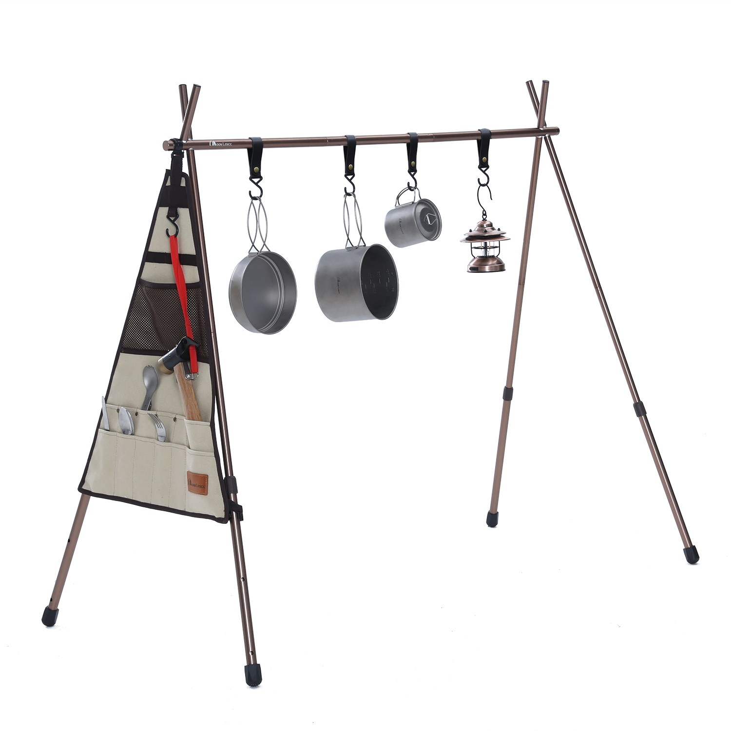 MOON LENCE 캠핑선반 랜턴걸이 옷수납선반 초롱걸이 캠핑용품 3단고도조절 캠핑 수납 액세서리 폴딩 접이식 휴대용 선반 수납 가방 증정 하중20kg 캠핑 가설 행거 가설 가구, 1단, 1개, 삼각 포켓 있음 29,800원