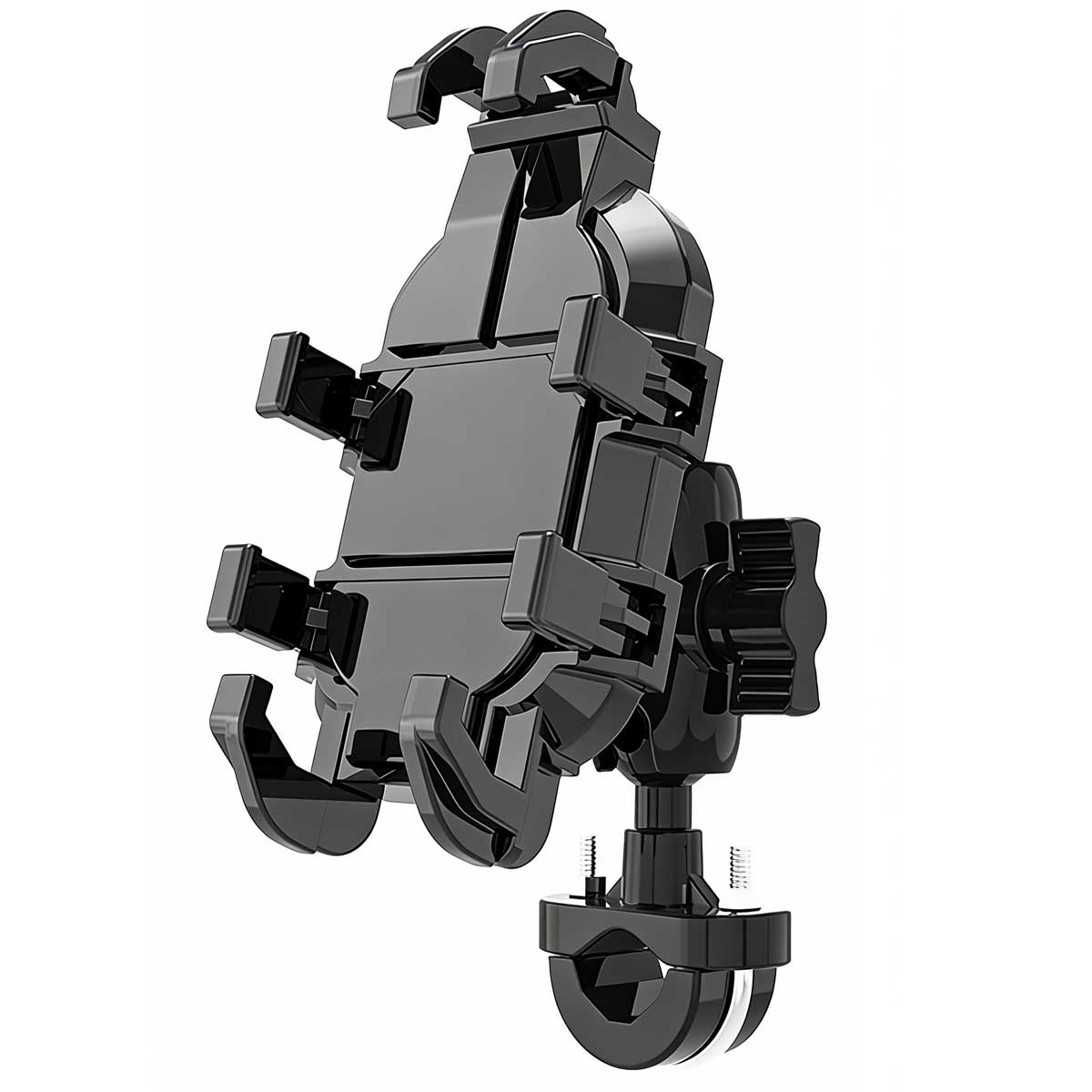 SEAMETAL 360도 회전 자전거 핸드폰 거치대 오토바이 진동방지 핸드폰 거치대, 핸들바형, 블랙 13,900원