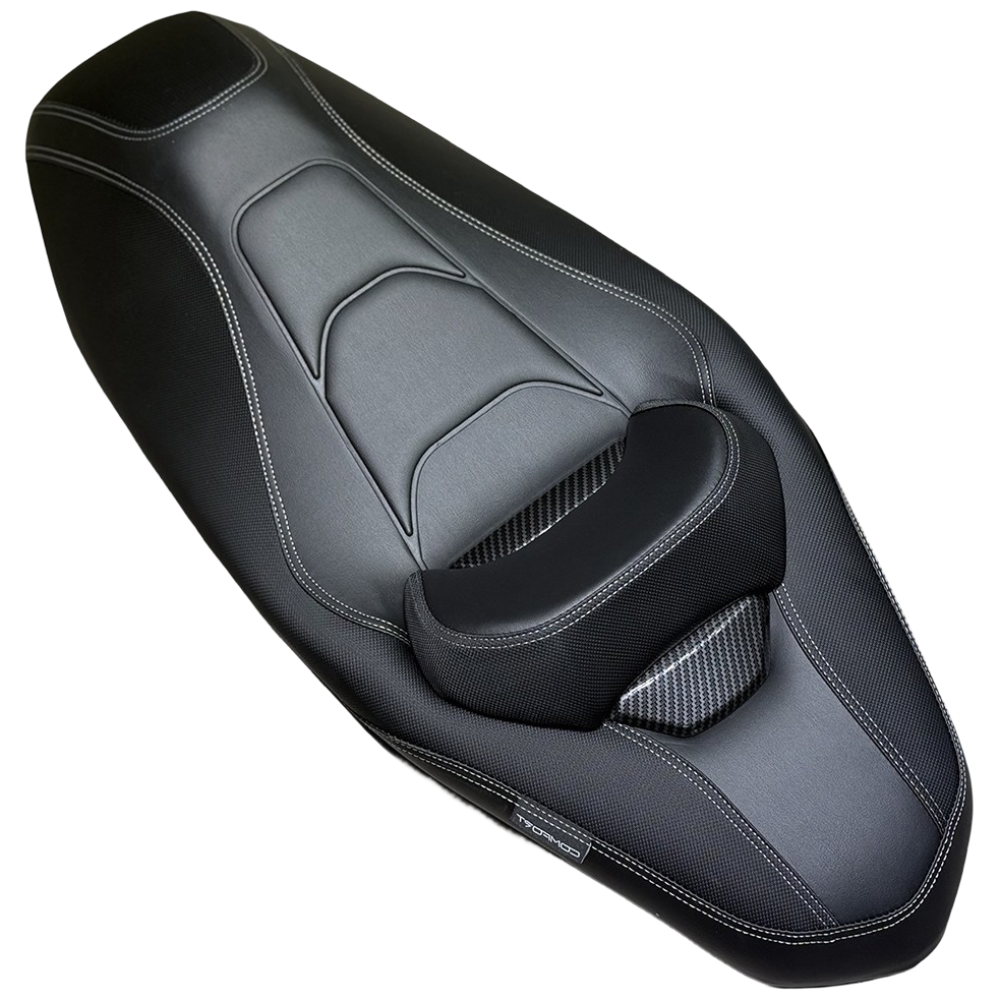 모토싱크 PCX125 컴포트 시트 다운 쿠션 프리미엄 커스텀 안장 방수 21-26, 1개, 텍스처 블랙 카본 118,800원