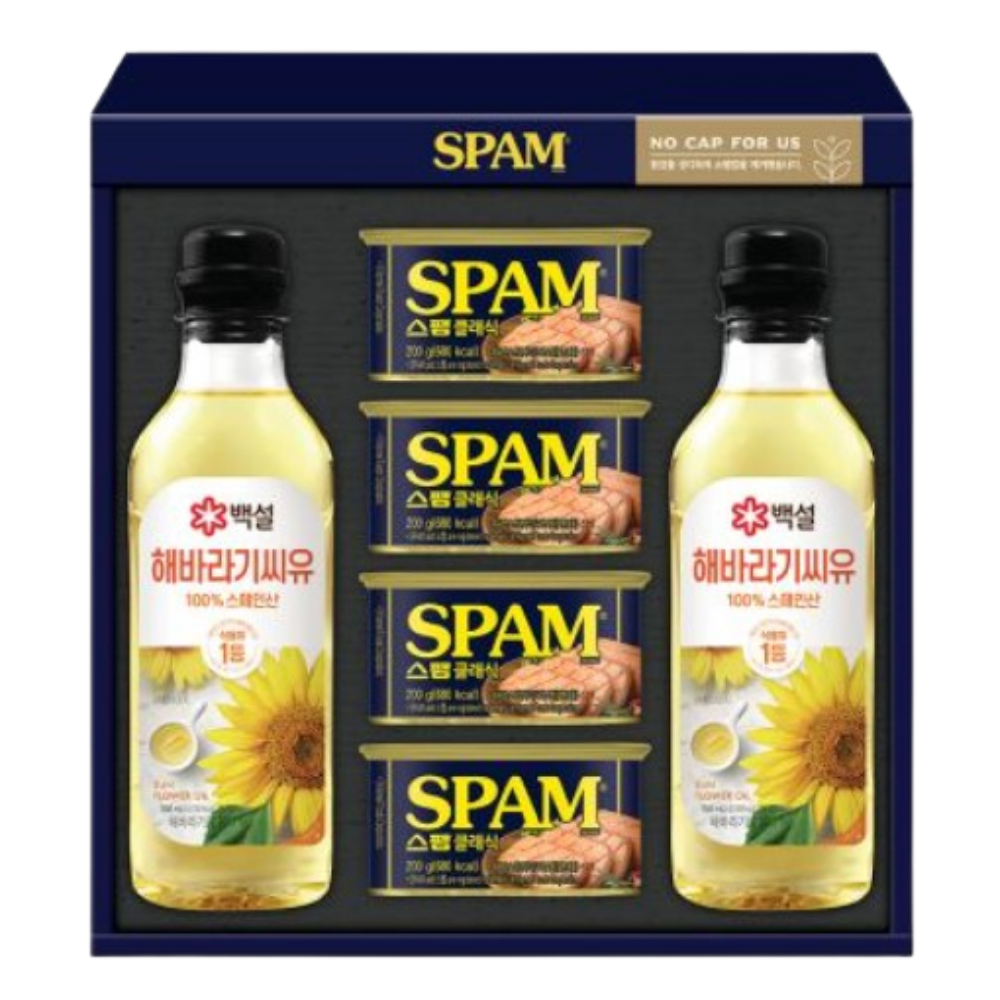 명절 선물세트 CJ스팸고급유 SE호 (쇼핑백포함) 36,600원