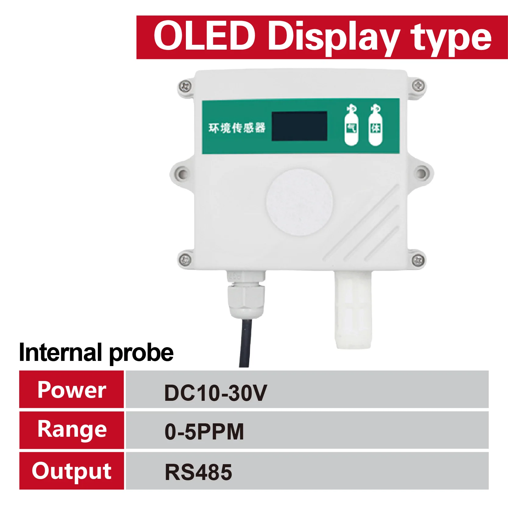 벽걸이형 포름알데히드 센서 송신기 환기 시스템 및 산업용 공기 질 모니터링 126,200원