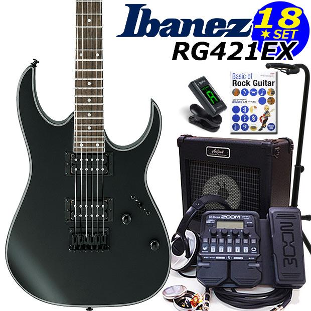Ibanez 아이바니즈 RG421EX BKF 일렉트릭 기타 초보자 세트 18점 ZOOM G1XFour 첨부 1,060,350원