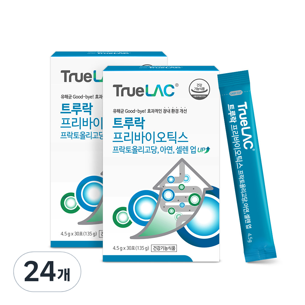 휴럼 트루락 프리바이오틱스 아연 유산균, 135g, 24개 165,970원