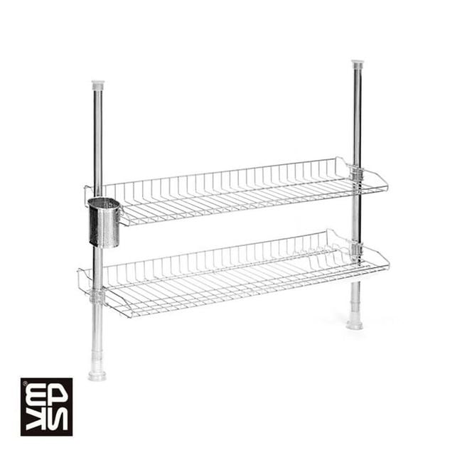 기둥식 식기 건조대 2단 800 봉 와이드 가정용 거치대 건조선반 봉 아파트 무타공 2층 설거지 그릇 정리대 접시 거치대+노드커머스Shop 136,780원