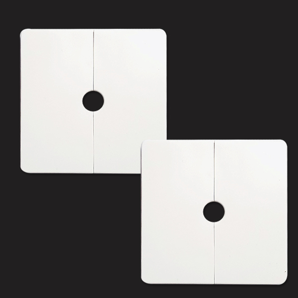 사케오 전선 벽구멍마개 전선 에어컨배관커버 덮개 사각 D12mm, 1세트 12,000원