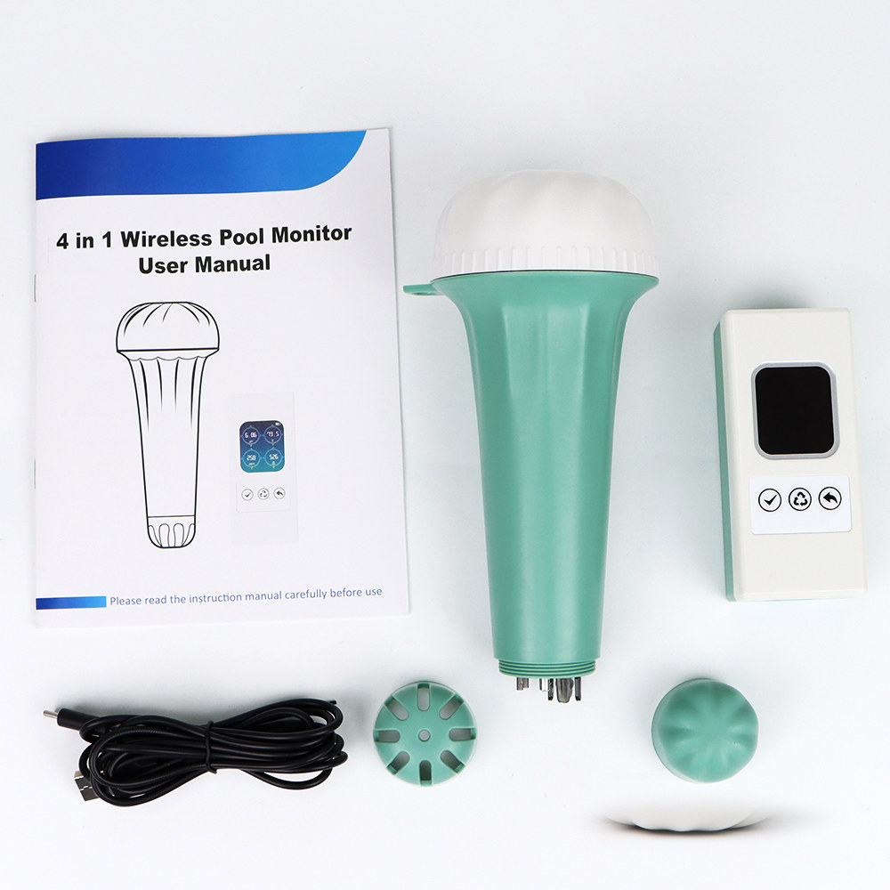 토양 테스터 4 in 1 부동 수질 TDS EC TEMP PH 측정기 수족관 양식 수영장 용 원격 워터 모니터 41,300원